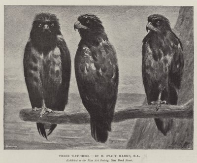 Three Watchers by Henry Stacey Marks